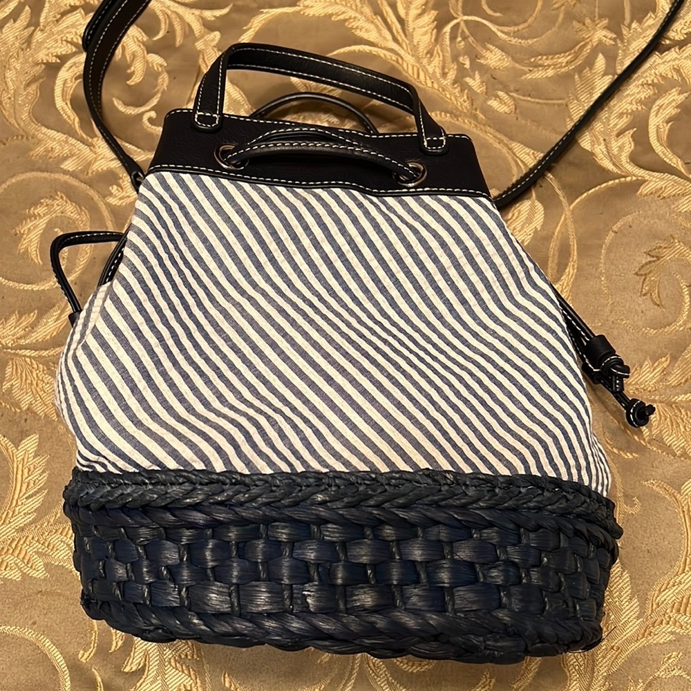COPY - Talbots seersucker purse NWOT